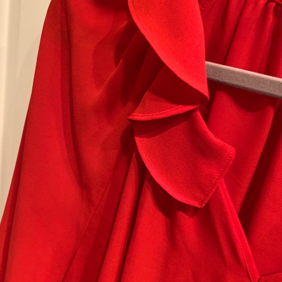 Sheer Top with Ruffles - Picture 2 of 3